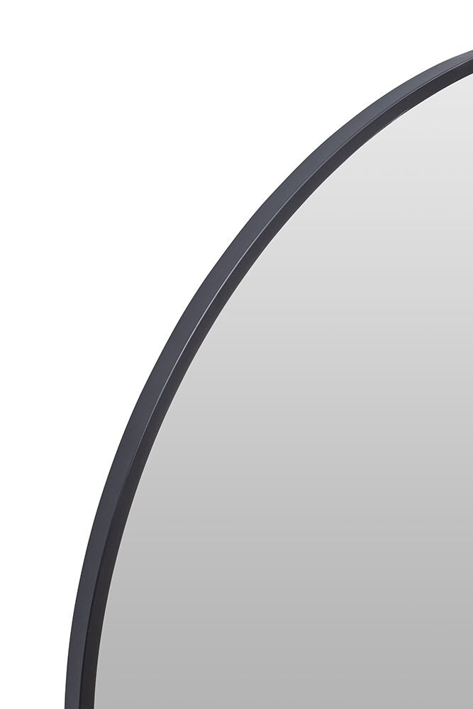 Bassett Mirror - Levigne 48" Black Round Wall Mirror - M4439 view 2