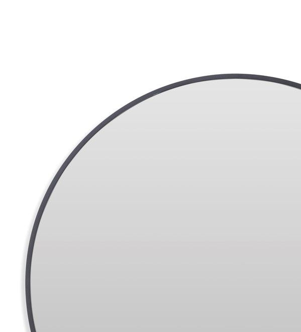 Bassett Mirror - Levigne 48" Black Round Wall Mirror - M4439 view 3