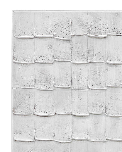 Bassett Mirror - Linear Marks White Abstract Canvas Art - 7301-028 view 3