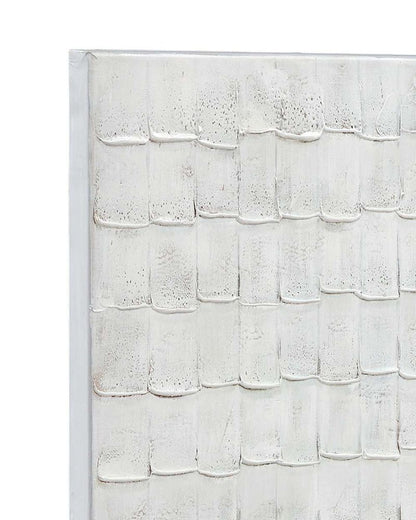Bassett Mirror - Linear Marks White Abstract Canvas Art - 7301-028 view 4