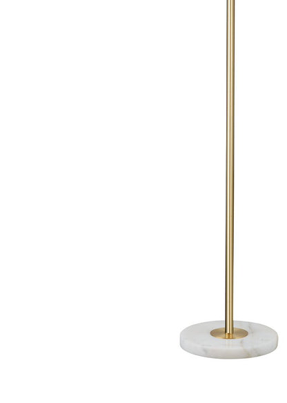 Bassett Mirror - Loraine 59" White Metal Floor Lamp - L4653F view 3