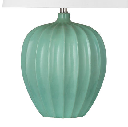 Bassett Mirror - Lotus 28" Seafoam Green Ceramic Table Lamp - L4740T view 3