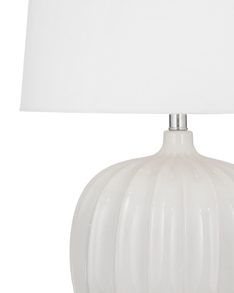 Bassett Mirror - Lotus White Table Lamp in White - L4741T view 2
