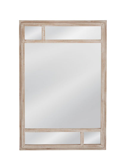 Bassett Mirror - Loudon 47" Whitewashed Rectangular Wall Mirror - M5063 view 1