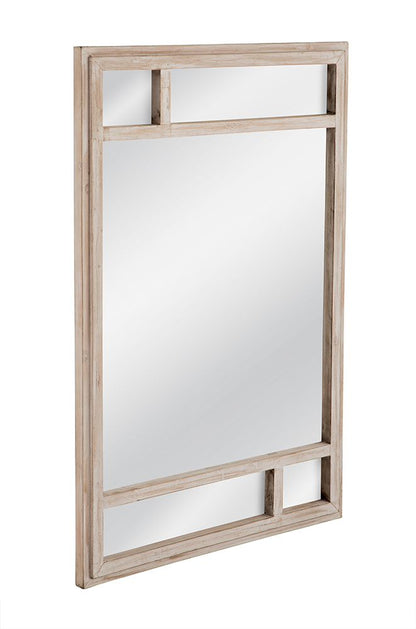 Bassett Mirror - Loudon 47" Whitewashed Rectangular Wall Mirror - M5063 view 2