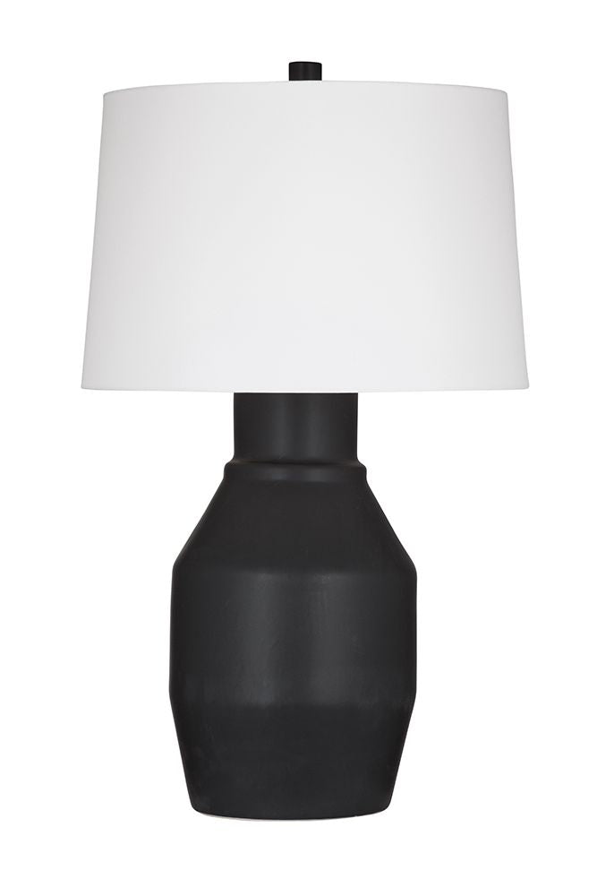 Bassett Mirror - Lowndes 33" Black Ceramic Table Lamp - L4509T view 1
