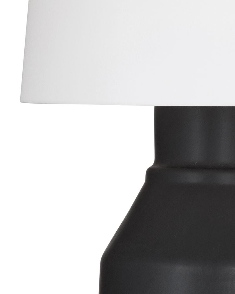 Bassett Mirror - Lowndes 33" Black Ceramic Table Lamp - L4509T view 2
