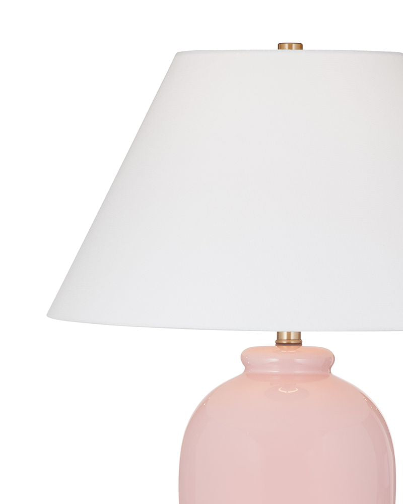 Bassett Mirror - Lucent 30" Pink Ceramic Table Lamp - L4803T view 2