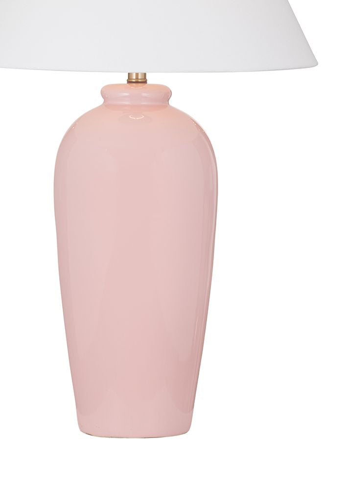 Bassett Mirror - Lucent 30" Pink Ceramic Table Lamp - L4803T view 3