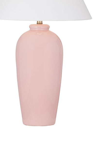 Bassett Mirror - Lucent 30" Pink Ceramic Table Lamp - L4803T view 3