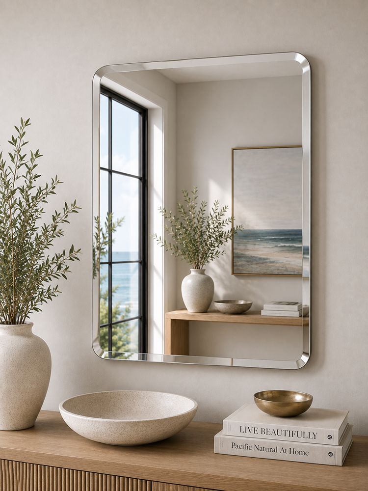 Bassett Mirror - Luzerene 30" Clear Rectangular Wall Mirror - M5174B view 5