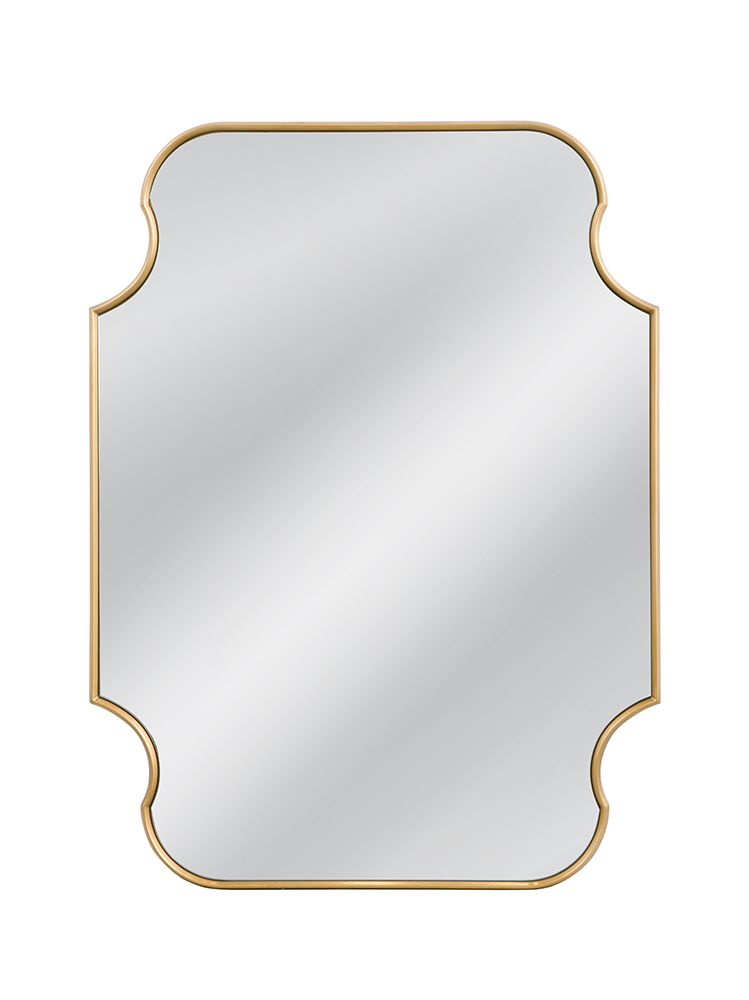 Bassett Mirror - Lyenda 48" Gold Leaf Rectangular Wall Mirror - M4875 view 1