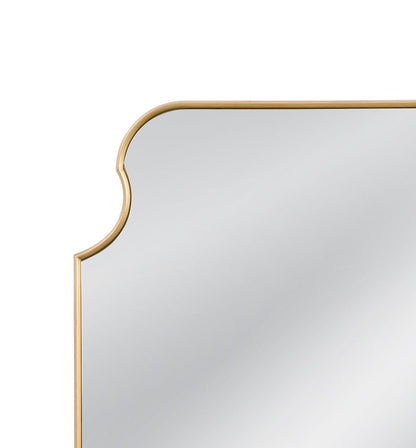 Bassett Mirror - Lyenda 48" Gold Leaf Rectangular Wall Mirror - M4875 view 3
