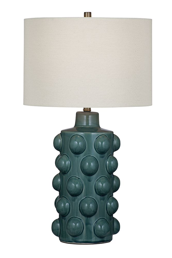 Bassett Mirror - Lynn 30" Blue Ceramic Table Lamp - L4658T view 1