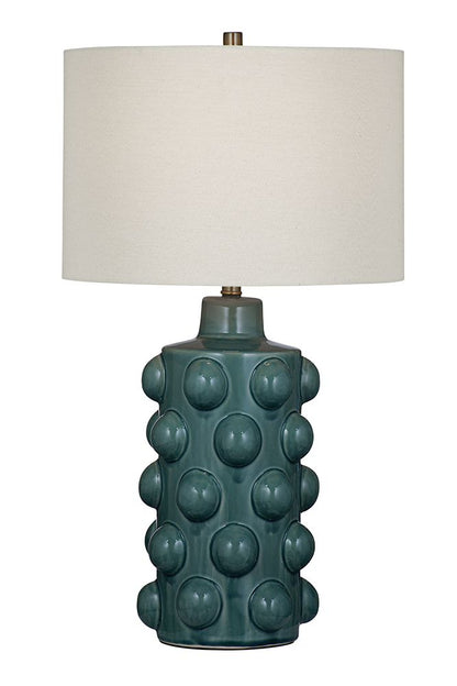 Bassett Mirror - Lynn 30" Blue Ceramic Table Lamp - L4658T view 1