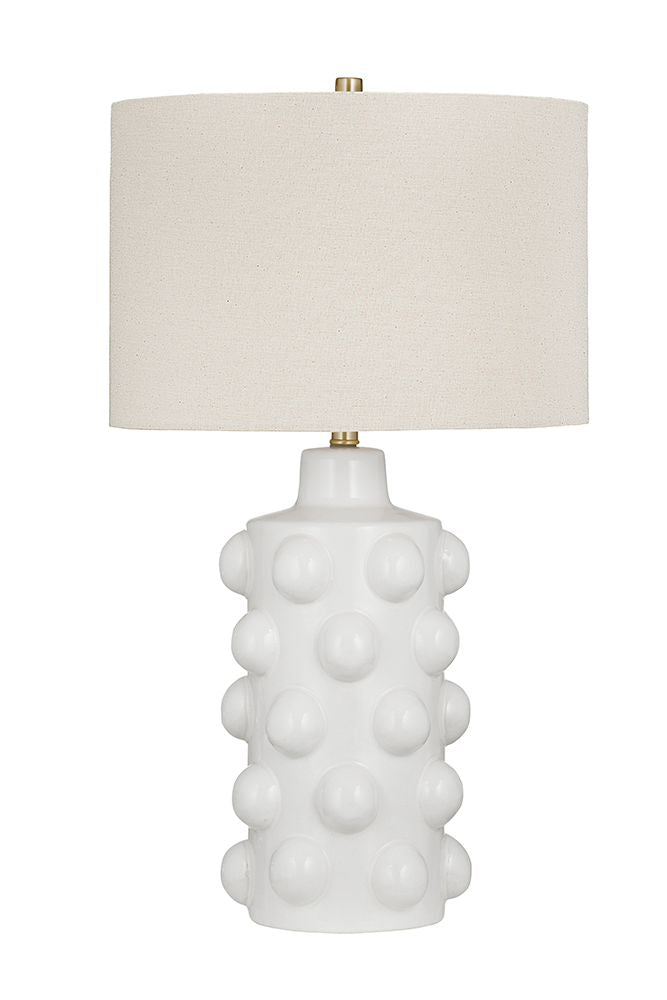 Bassett Mirror - Lynn 30" White Ceramic Table Lamp - L4695T view 1