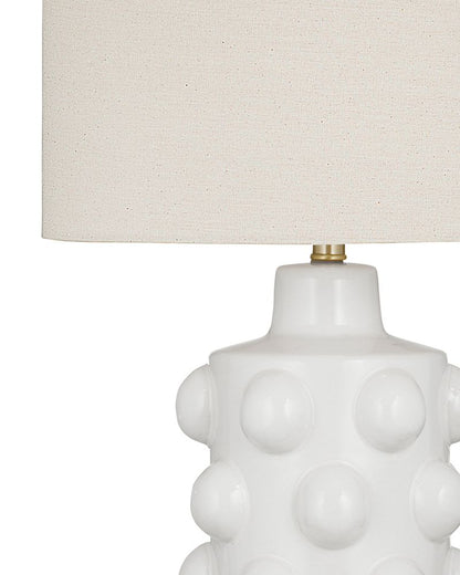 Bassett Mirror - Lynn 30" White Ceramic Table Lamp - L4695T view 2
