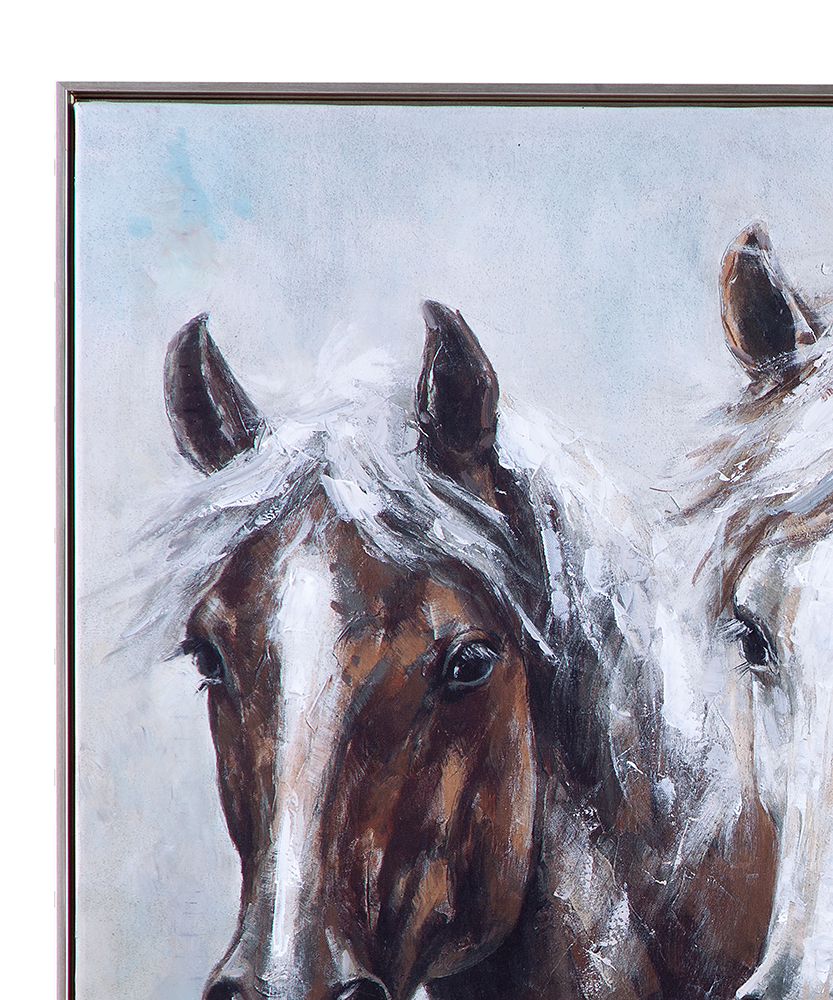 Bassett Mirror - Majestic Earth-Tone Animal Framed Canvas - 7301-068 view 2