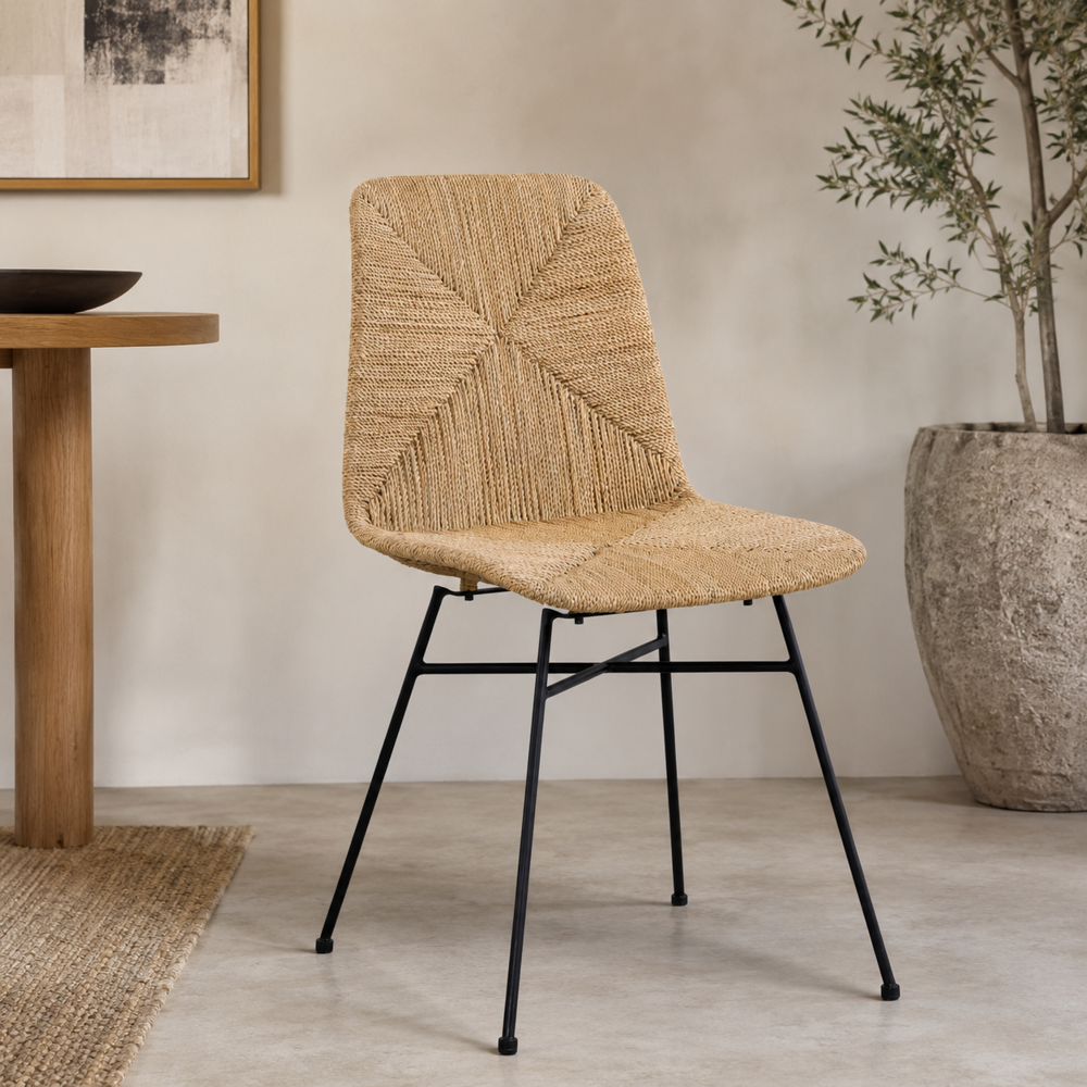 Bassett Mirror - Mandao Natural Seagrass Dining Chair - 7058-DR-800 view 5