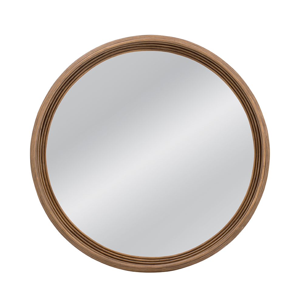 Bassett Mirror - Marcella 48" Natural Round Wall Mirror - M5207 view 1