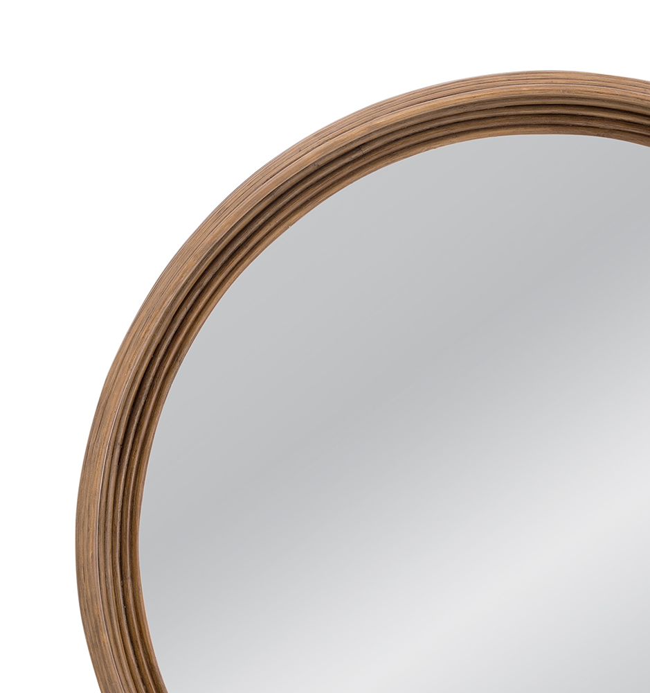 Bassett Mirror - Marcella 48" Natural Round Wall Mirror - M5207 view 4