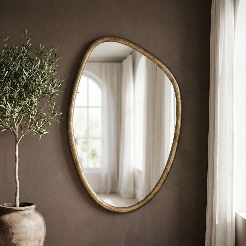 Bassett Mirror - Margot 48" Gold Rectangular Wall Mirror - M5299 view 5