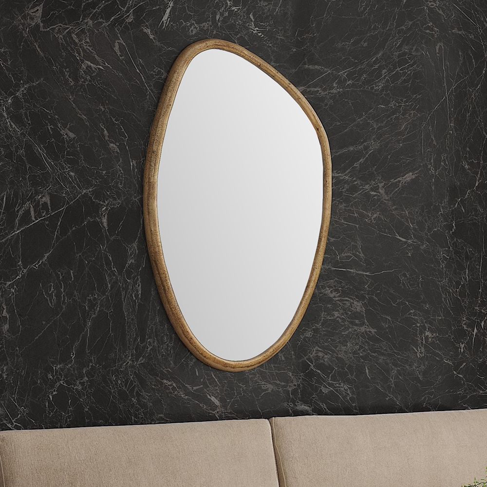 Bassett Mirror - Margot 48" Gold Rectangular Wall Mirror - M5299 view 6