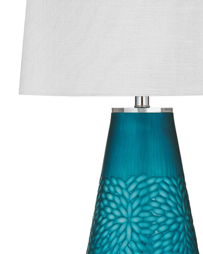 Bassett Mirror - Marly Table Lamp in Blue Glass - L4733T view 2