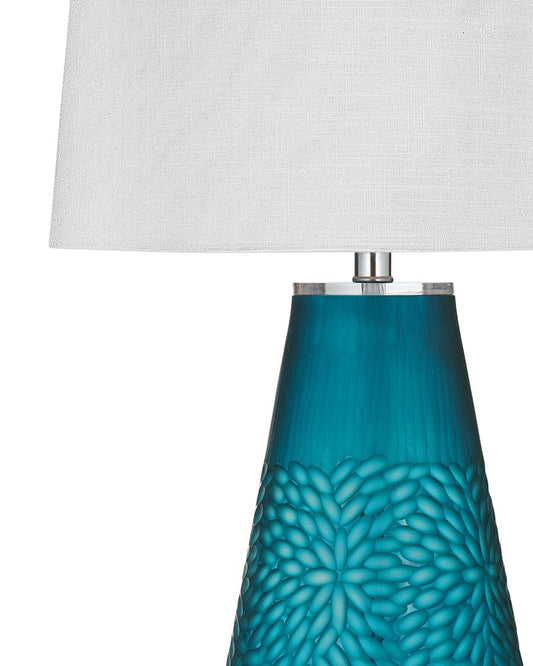 Bassett Mirror - Marly Table Lamp in Blue Glass - L4733T view 2