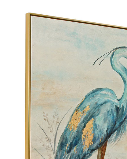 Bassett Mirror - Marshlands Coastal Heron Framed Canvas - 7301-077 view 4