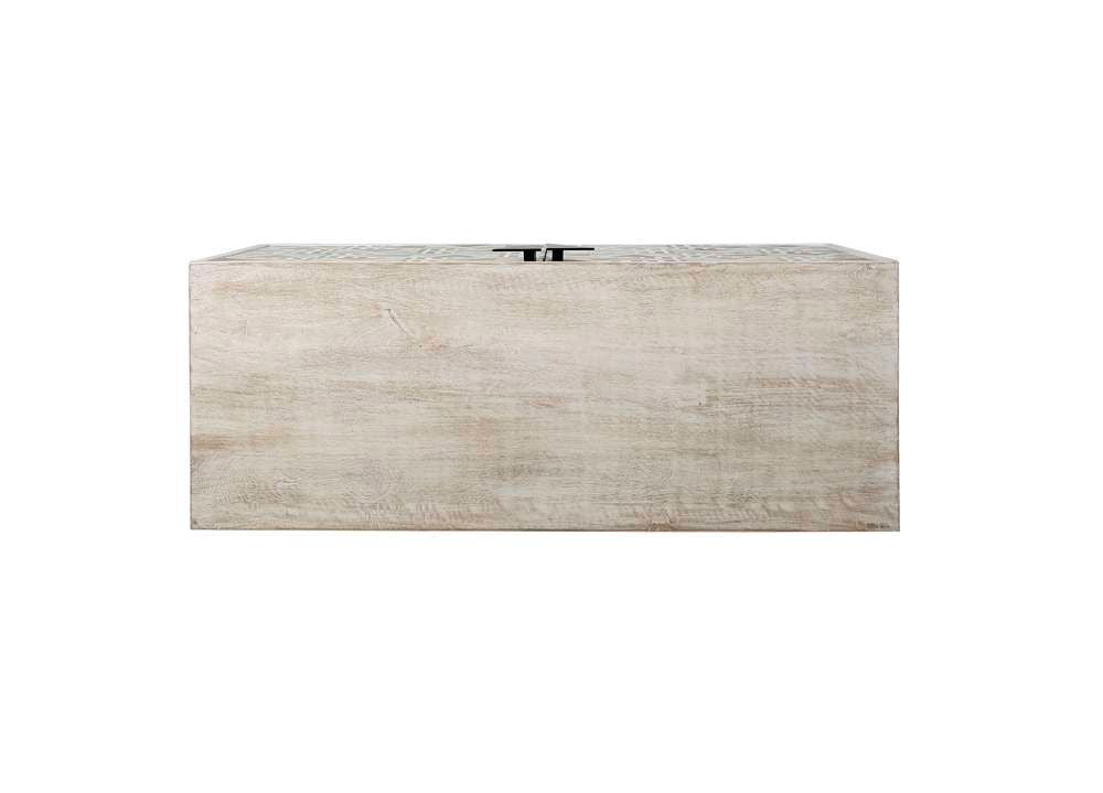 Bassett Mirror - Martina 49" Whitewashed Mango Wine & Bar Cabinet - 5275-LR-508 view 4
