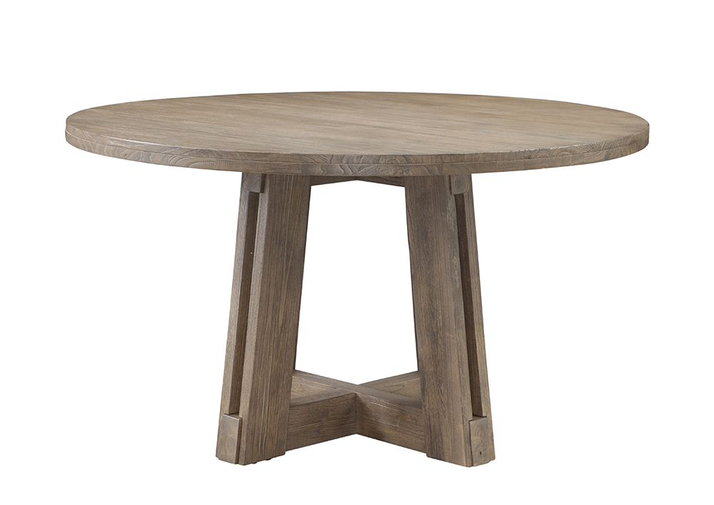 Bassett Mirror - McGuire 54" Natural Wood Dining Table - 9439-700B-T view 2