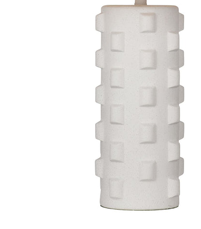 Bassett Mirror - Mellette 30" White Ceramic Table Lamp - L4515T view 3