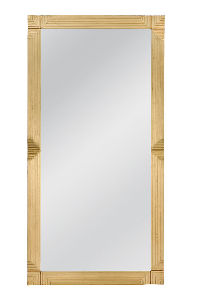 Bassett Mirror - Mellstock 82" Brass Floor Mirror - M5212 view 1