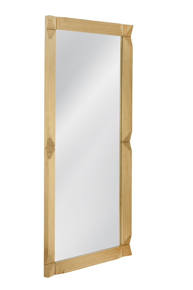 Bassett Mirror - Mellstock 82" Brass Floor Mirror - M5212 view 2