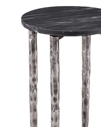 Bassett Mirror - Mendez Black Marble Drink Table - 9123-LR-223 view 2