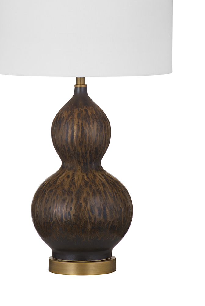 Bassett Mirror - Mercer 29" Brown Ceramic Table Lamp - L4832T view 3