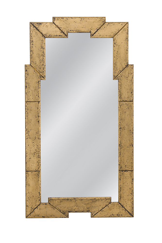 Bassett Mirror - Metouro 78" Gold Floor Mirror - M5213 view 1