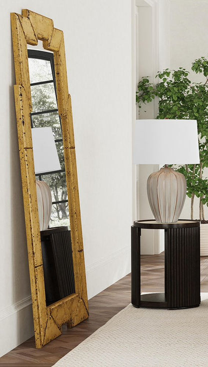 Bassett Mirror - Metouro 78" Gold Floor Mirror - M5213 view 6