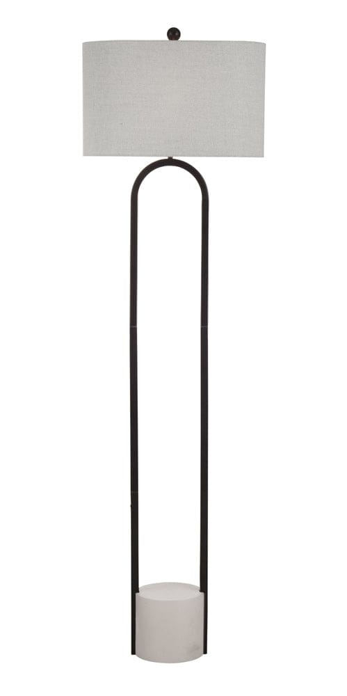 Bassett Mirror - Middlefield Floor Lamp in Sleek Black - L4707F view 1