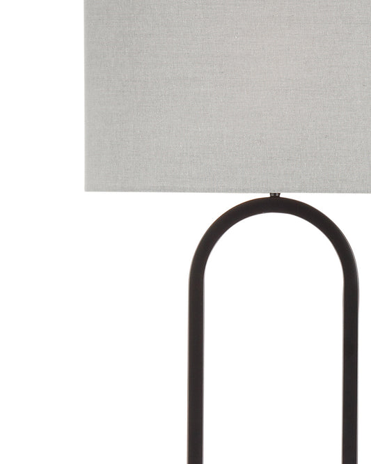 Bassett Mirror - Middlefield Floor Lamp in Sleek Black - L4707F view 2