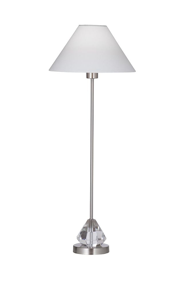Bassett Mirror - Milford 34" Silver Crystal Table Lamp - L4656T view 1