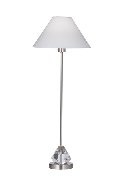 Bassett Mirror - Milford 34" Silver Crystal Table Lamp - L4656T view 1
