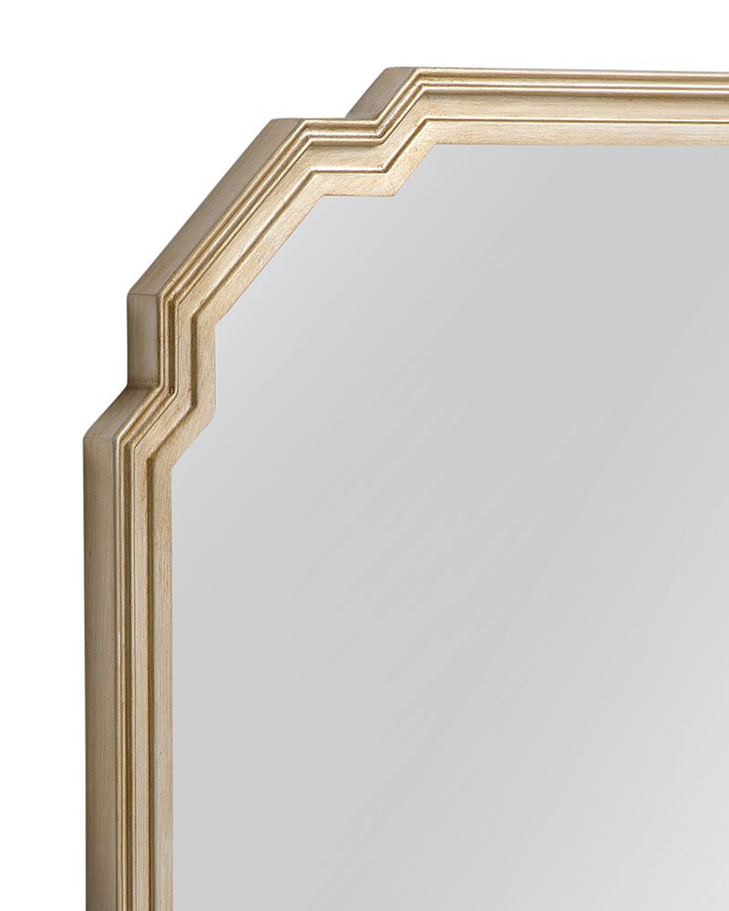 Bassett Mirror - Mimosa 38" Silver Geometric Wall Mirror - M5228 view 3