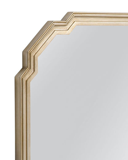 Bassett Mirror - Mimosa 38" Silver Geometric Wall Mirror - M5228 view 3