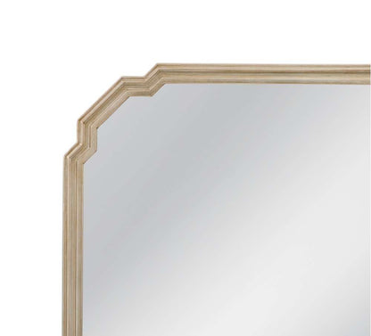 Bassett Mirror - Mimosa 38" Silver Geometric Wall Mirror - M5228 view 4
