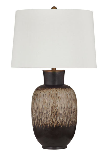 Bassett Mirror - Mojave 29" Brown Porcelain Table Lamp - L4709T view 1