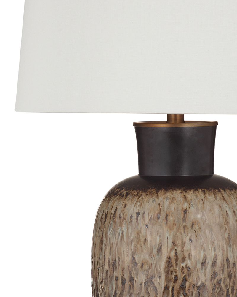 Bassett Mirror - Mojave 29" Brown Porcelain Table Lamp - L4709T view 2