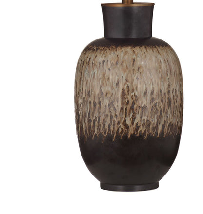 Bassett Mirror - Mojave 29" Brown Porcelain Table Lamp - L4709T view 3