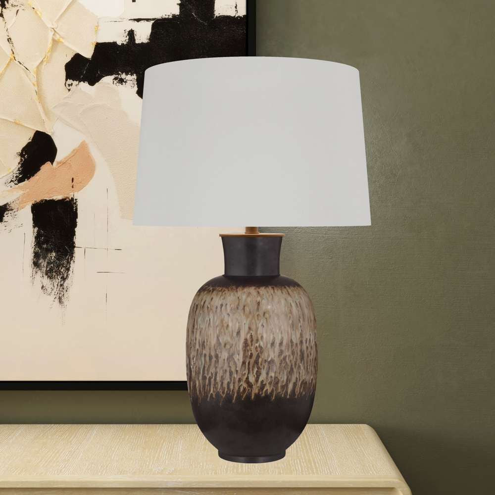 Bassett Mirror - Mojave 29" Brown Porcelain Table Lamp - L4709T view 5
